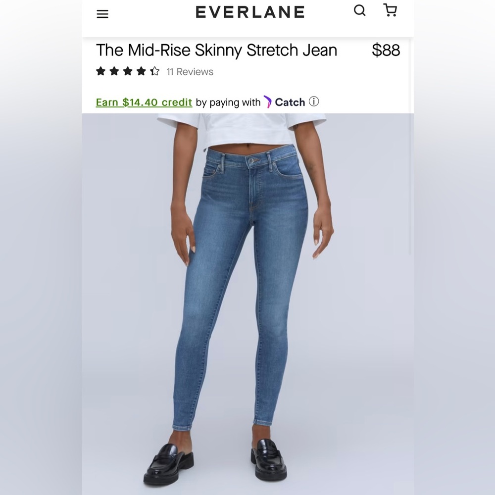 Everlane skinny midrise